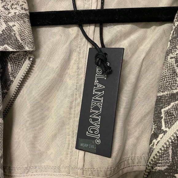 BLANK NYC Snake Trucker Jacket / Shacket NWT - Picture 4 of 5